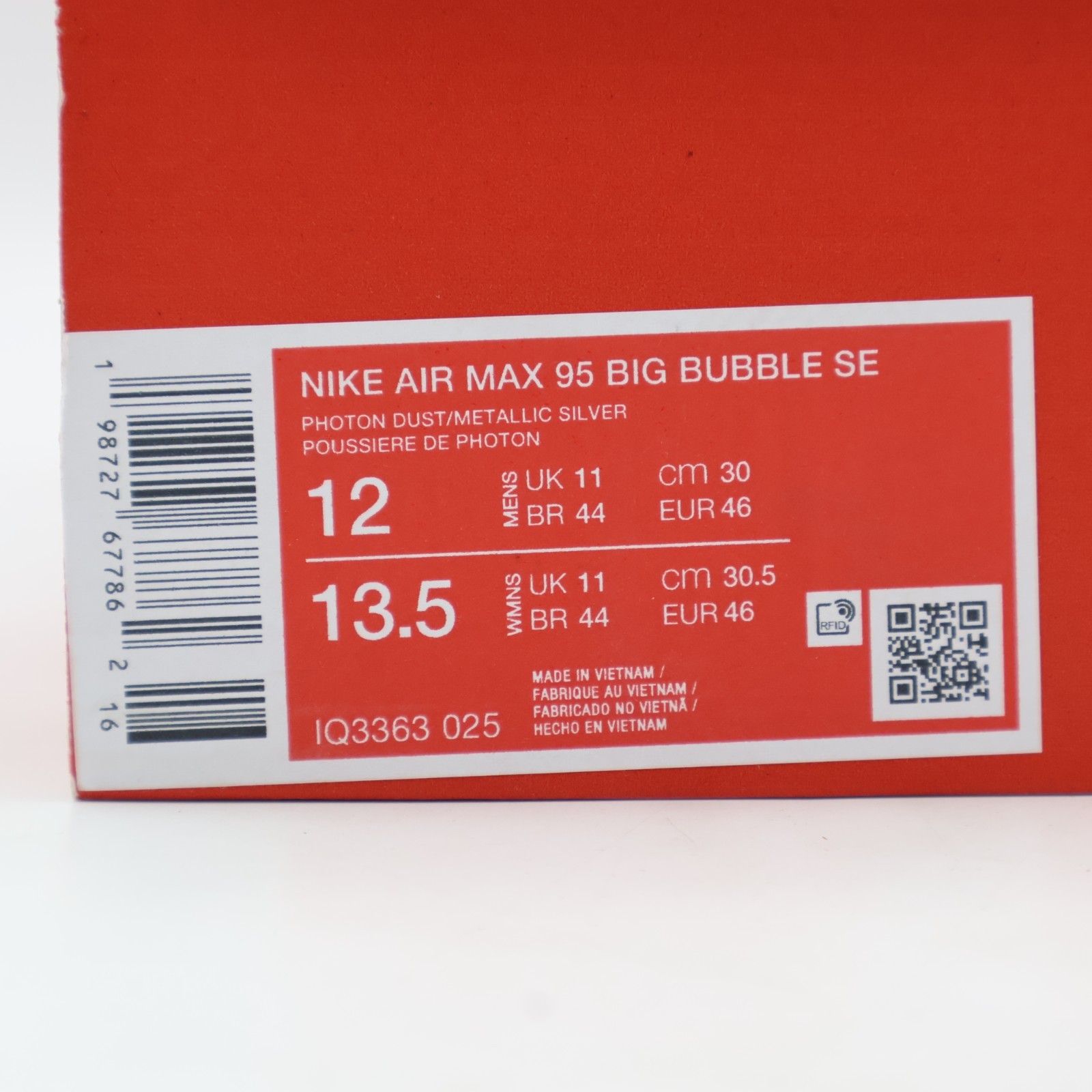 IQ3363-025 Nike Air Max 95 Big Bubble Seongsu (Men’s)