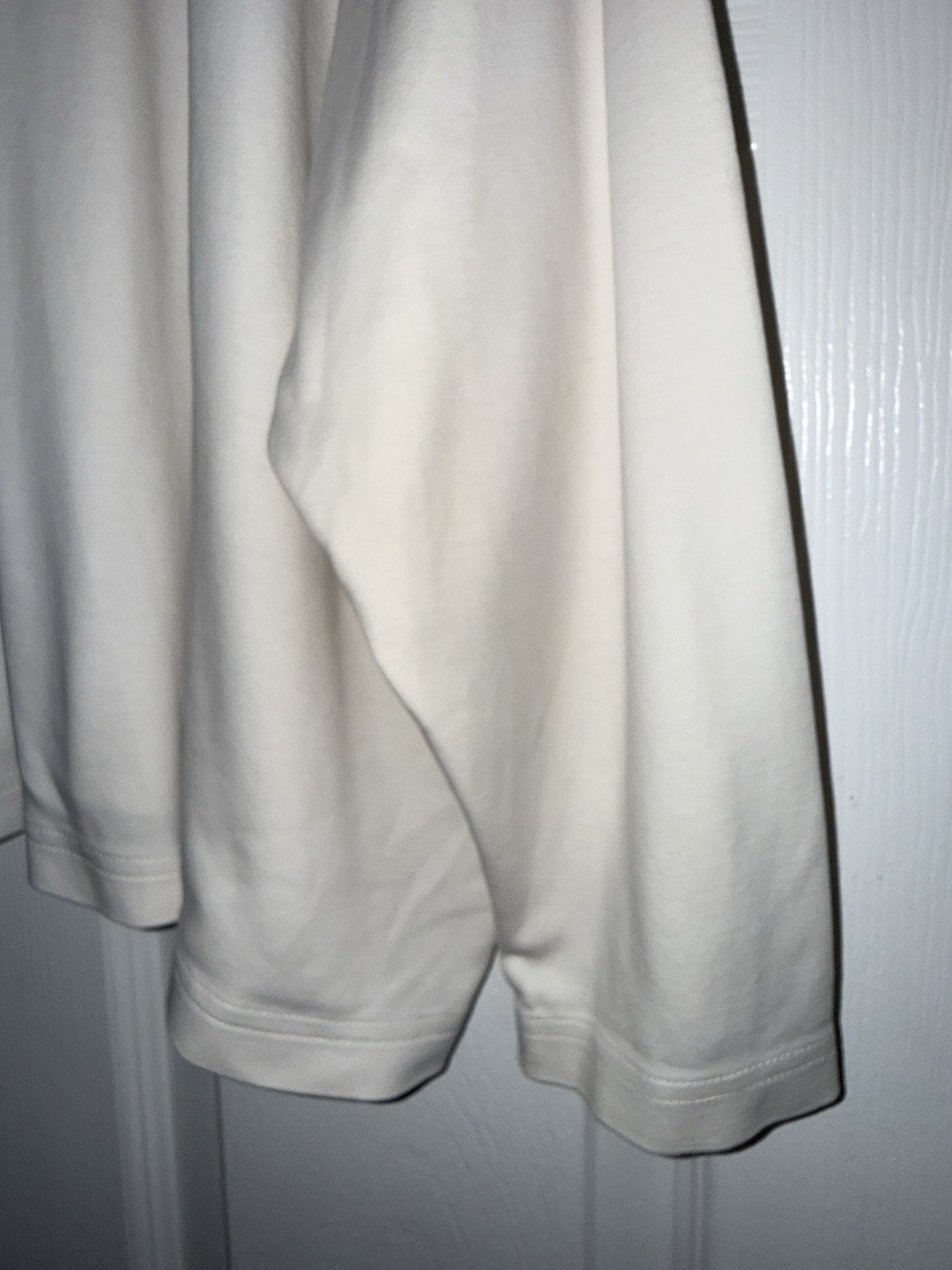 ESKANDAR Neiman Marcus Boat Neck Pima Cotton Soft Long Sleeve Tee Shirt One Size