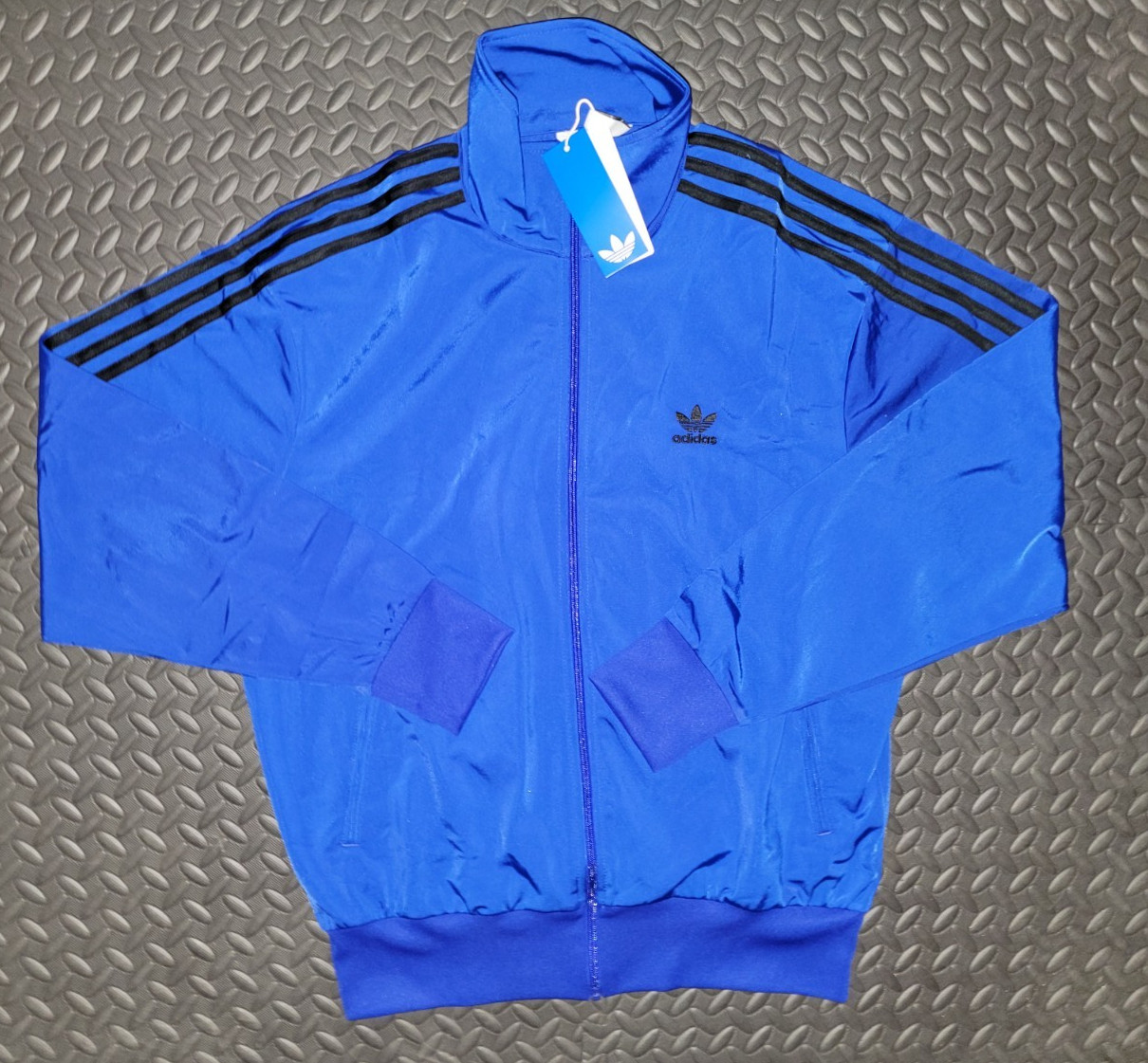 NEW MEN’S ADIDAS ORIGINALS FIREBIRD TREFOIL TRACK JACKET ~SIZE LARGE #JY1346