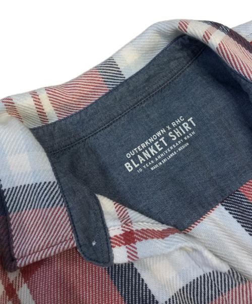 RHC Ron Herman x OUTERKNOWN Men’s Red Cotton Long Sleeve Shirt M Wash
