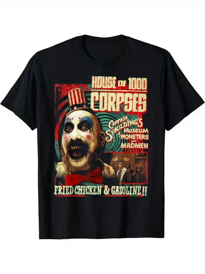 Rob Zombie Captain Spaulding Museum Men’s T-Shirt size S to 5XL