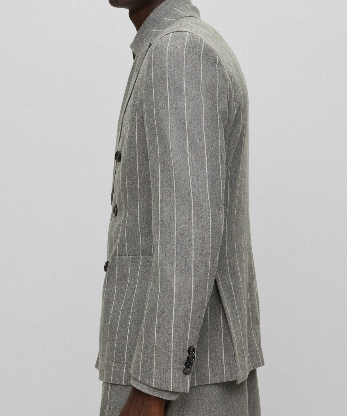 HUGO BOSS C-Huge Wool SLIM FITTED mens BLAZER 40R in GRAY