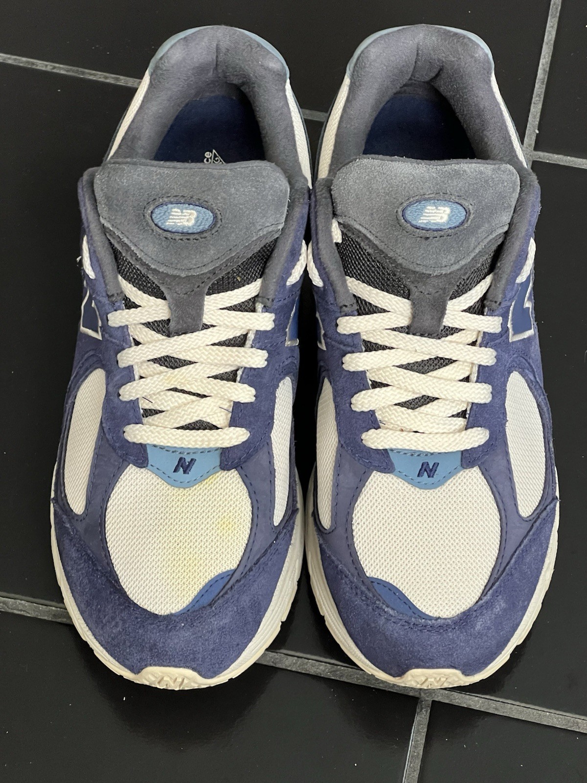 New Balance 2002R Night Tide Blue Team Cream (M2002RG) Suede Shoes Men’s 11.5