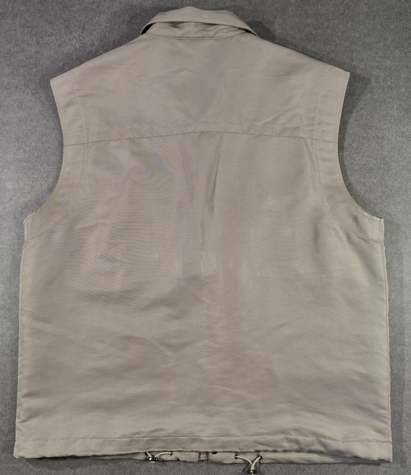PG Field Mens Black Beige Weatherwear Gilet Bodywarmer M Medium Outdoor Full Zip
