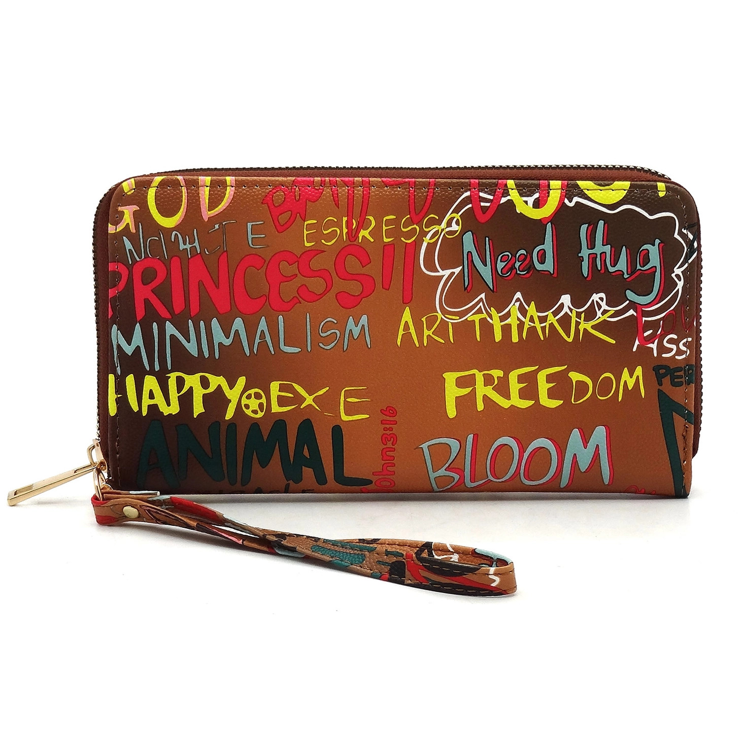 Multi Graffiti Queen Bee Stripe 2-in-1 Boxy Satchel