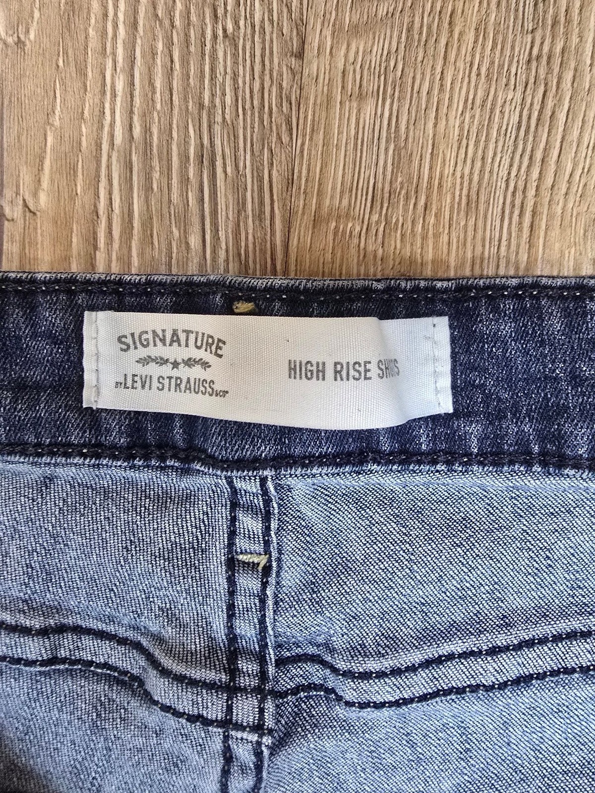 Signature by Levi Strauss & Co. Women’s High Rise Denim Cut-Off Shorts
