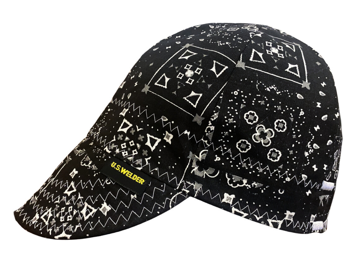 US WELDER Welding Caps Black Bandana Reversible by Comeaux Supply