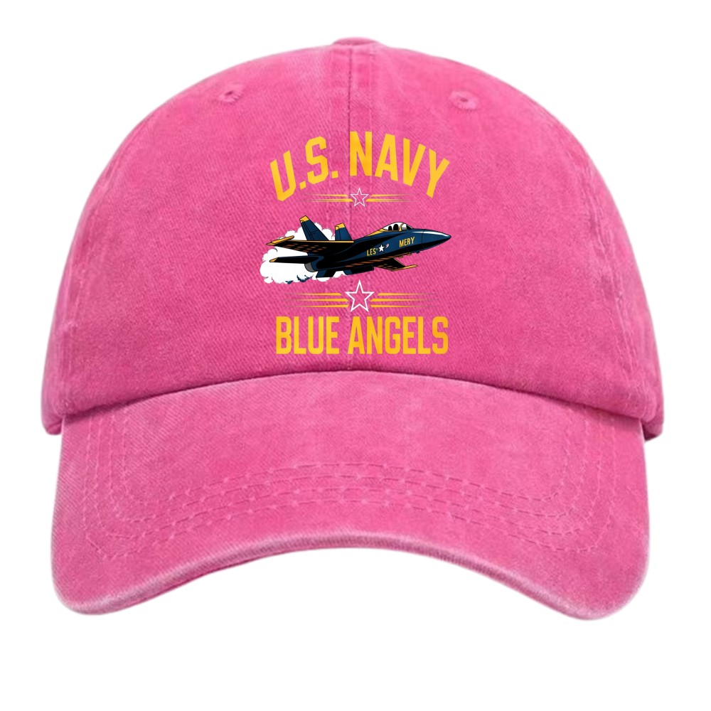 Patriotic Blue Angels US Navy Unisex Outdoor Cotton Dad Hat