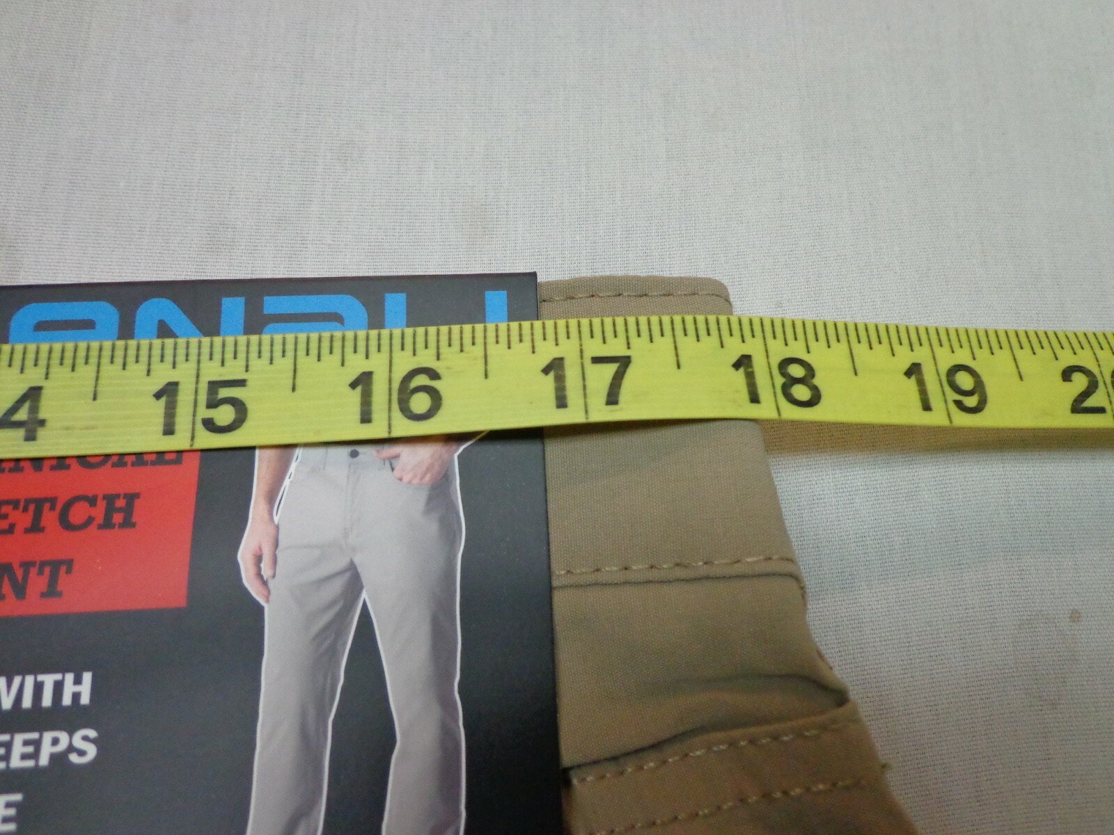 DENALI Delta Khaki Technical Stretch Pants NWT 36/32 MSRP $54
