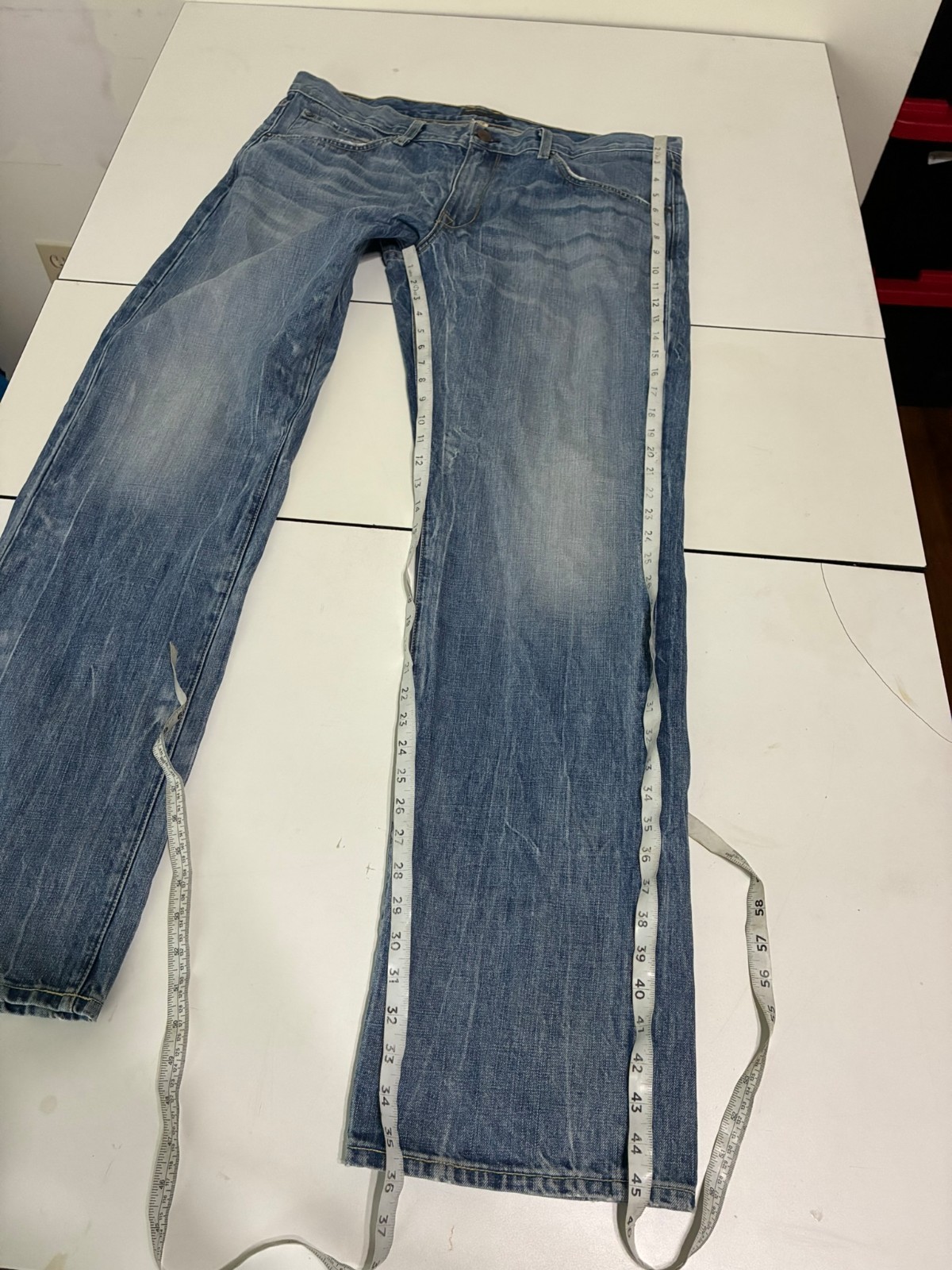 Agave Copper Jeans 40×36 Zuma Vintaged Gringo Whiskered Denim USA Premium 12-188