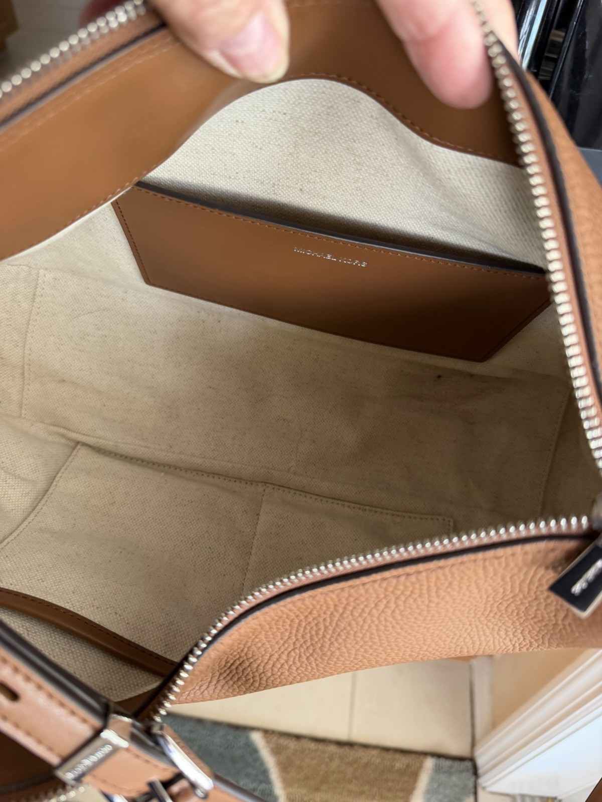 Michael Kors Medium Nolita Luggage Leather Shoulder Bag