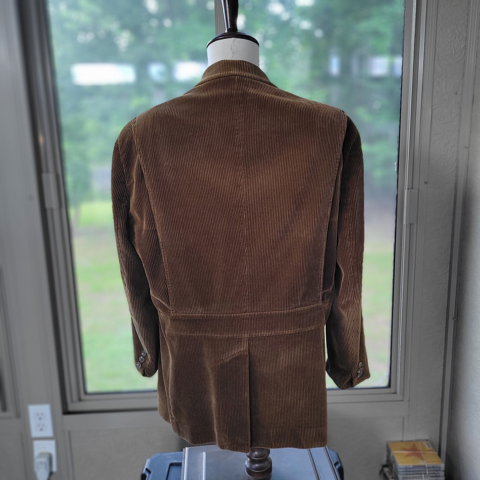 POLO RALPH LAUREN L Vintage Brown Cotton Corduroy Shooting Sport Coat