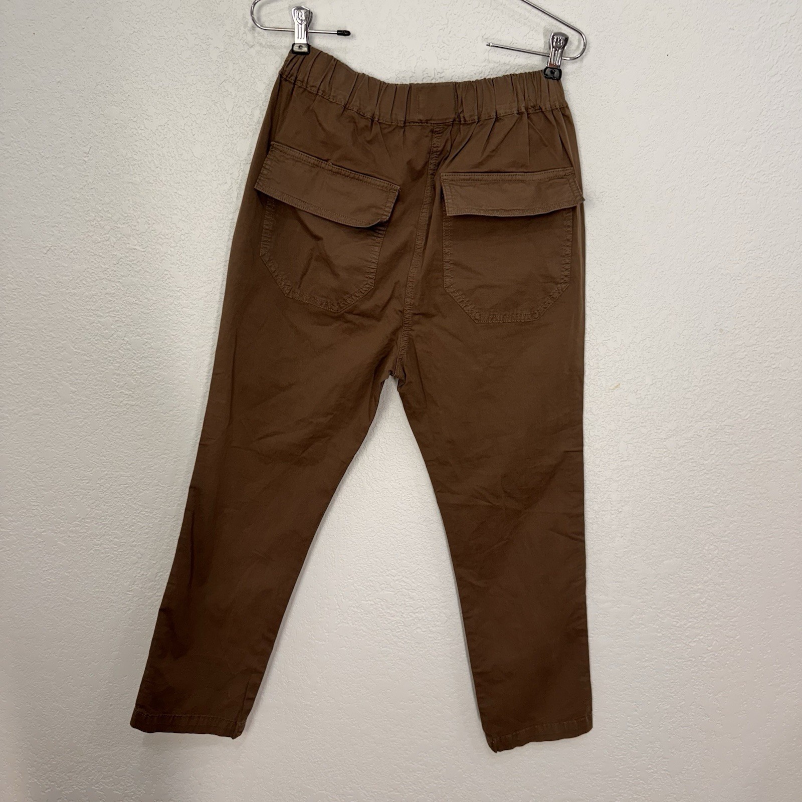 Pistola Gray In Style Straight Chinos Pants Women 2 Size XS Casual Relax Pull On