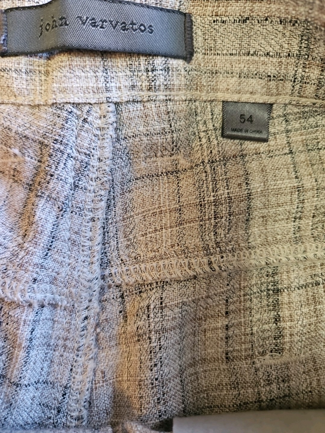 JOHN VARVATOS ANDERSON PANTS Sz 48 NEW NWT REG $348 Waist 30/Inseam 32