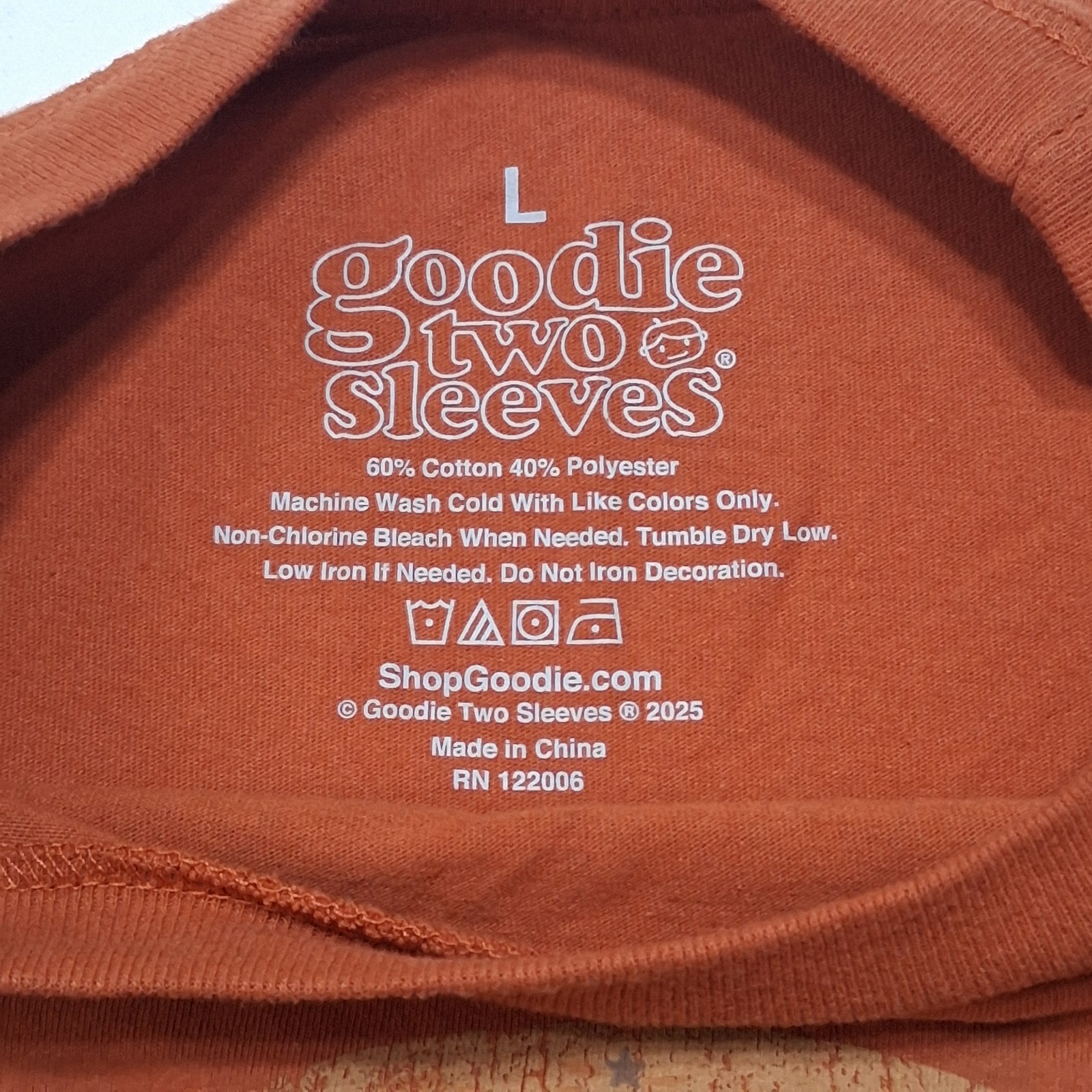 Goodie Two Sleeves Spooky Farm Animals Halloween Graphic Tee Orange Large