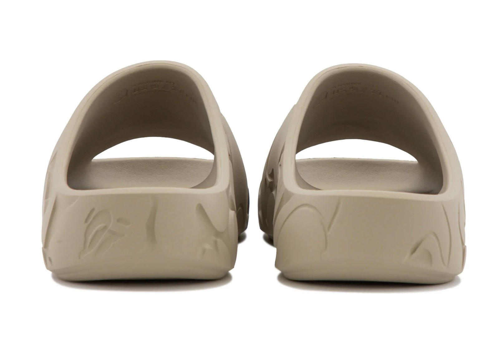 * A BATHING APE Men’s Footwear BAPE SLIDE #1 Black / Beige 1M30191323
