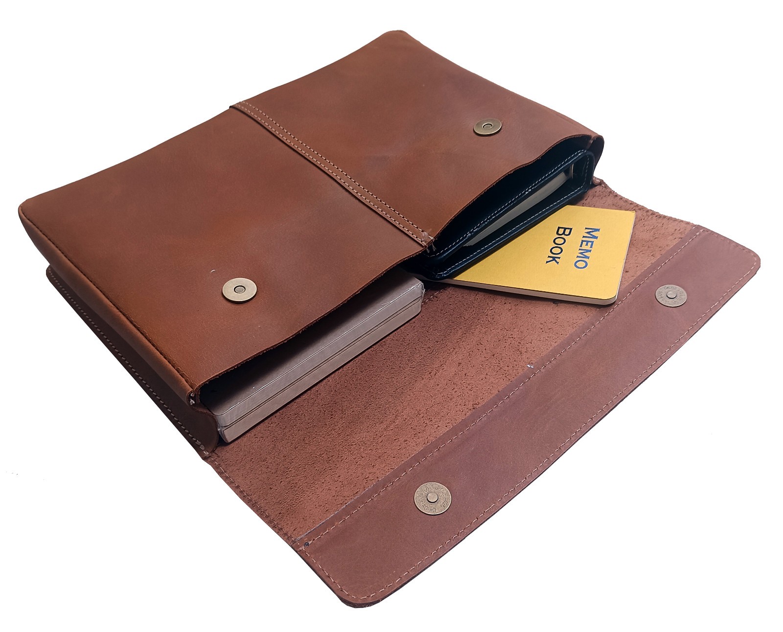 Calyx Full Grain Leather File Folder Organizer Document Holder Leather Portfolio