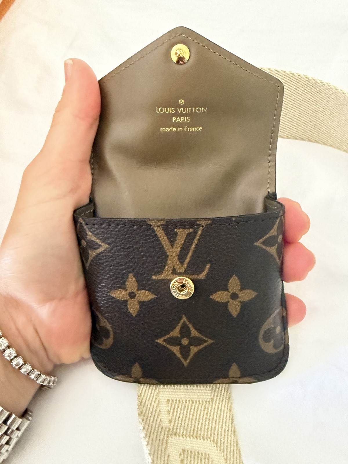 Louis Vuitton Monogramed Utility Bag Cross Body With Adjustable Strap