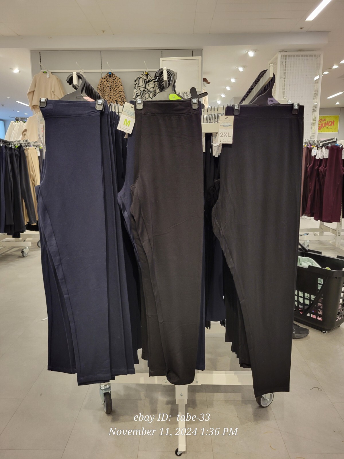 Primark Womens Ladies FLEECE LINED Leggings Sizes 4 TO 24 2XS XS M L XL 2XL XXL