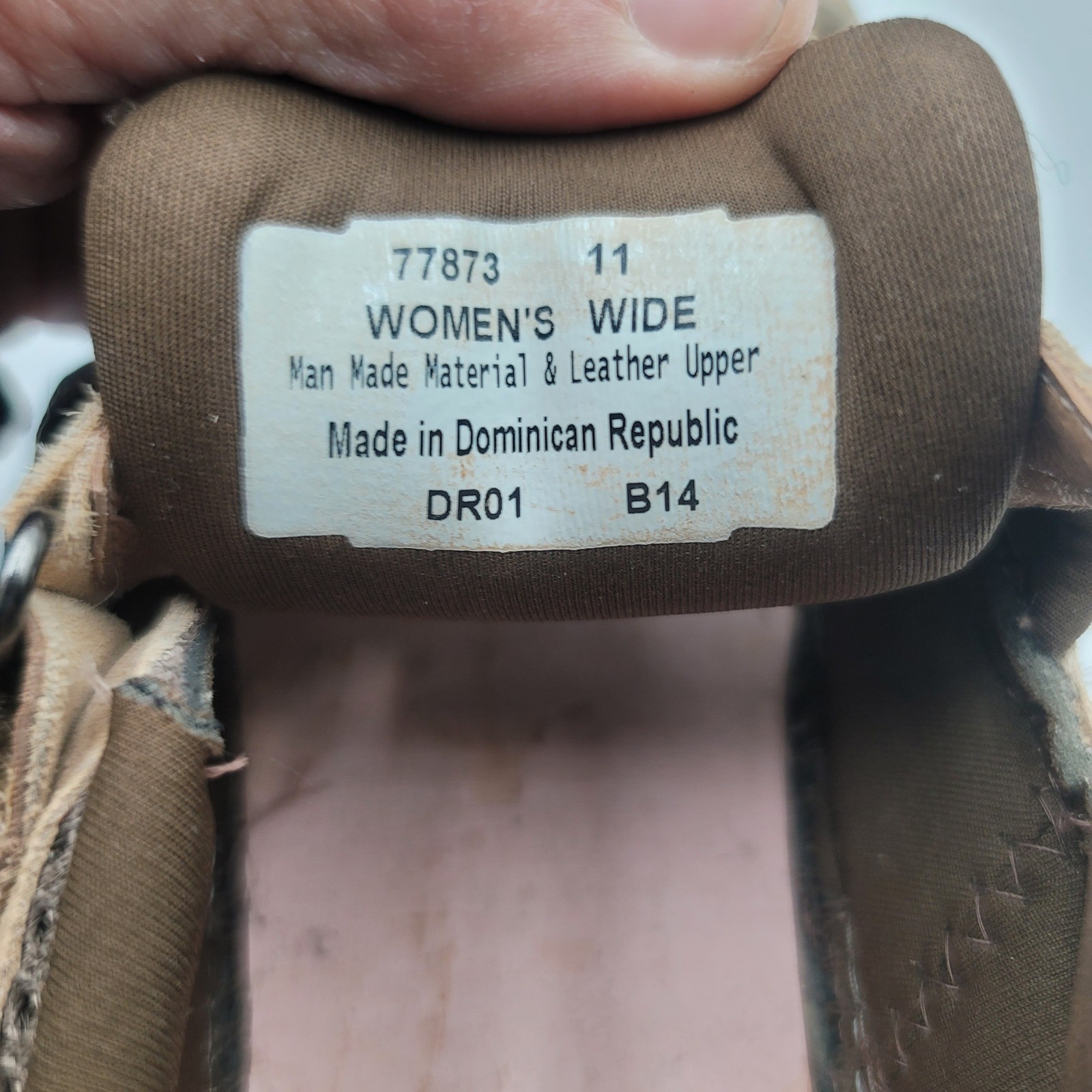 Orthofeet 77873 Womens 11 Wide Tan Leather Mesh Fisherman Sandals Bungee Strap