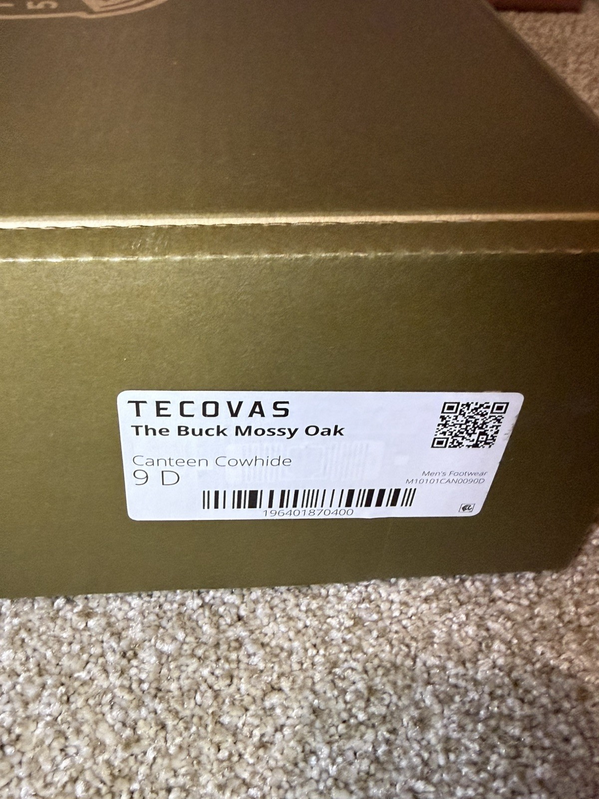 NEW Tecovas “The Buck” Mossy Oak Canteen Cowhide Boots Limited Edition | Mens 9D
