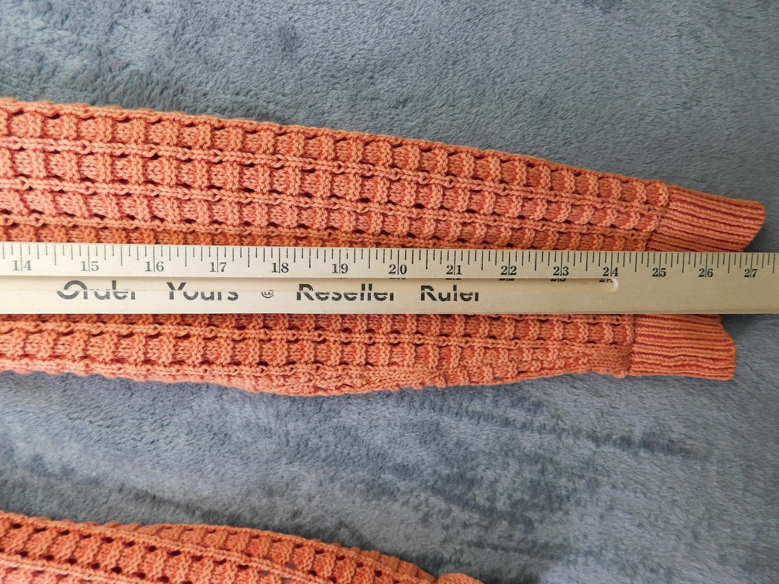 Sundance Sweater Womens Small Orange V Neck Hooded Knit Cotton Pullover Beach