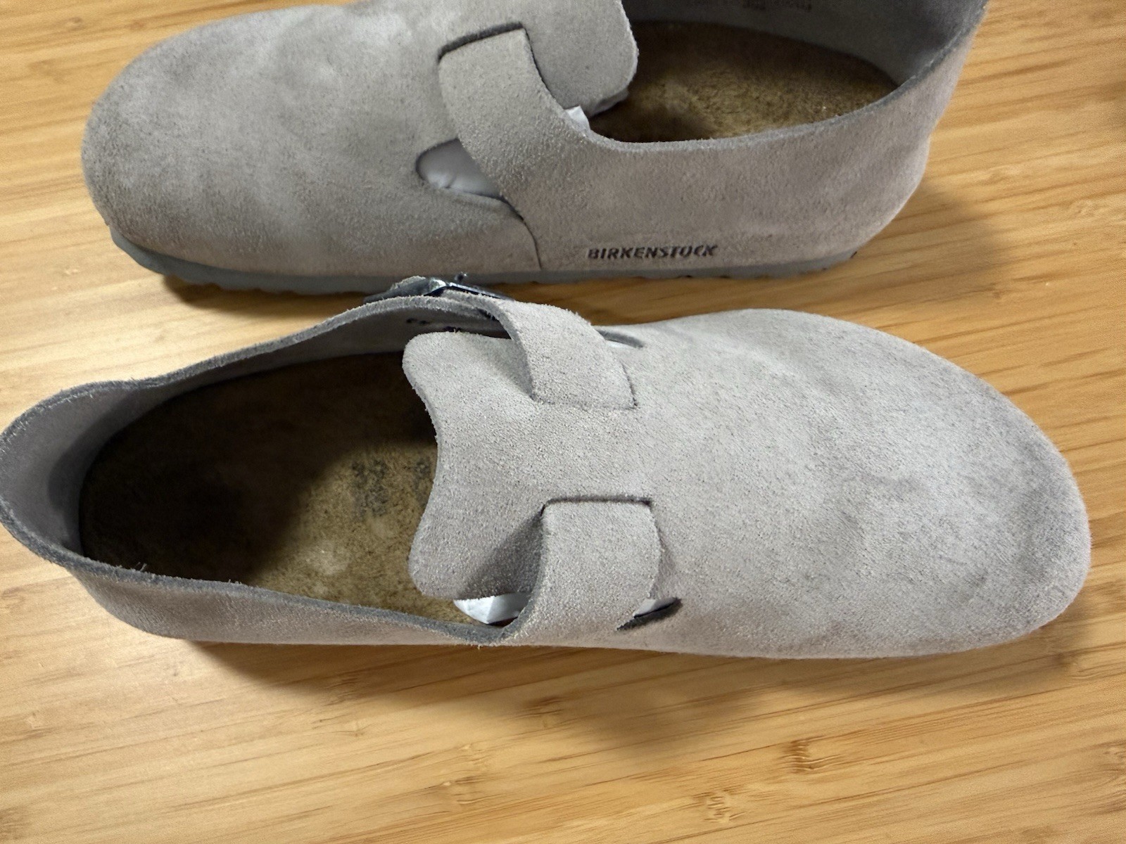 Birkenstock London Suede Leather Stone Coin EU39/W8-8.5 Medium/Narrow EUC