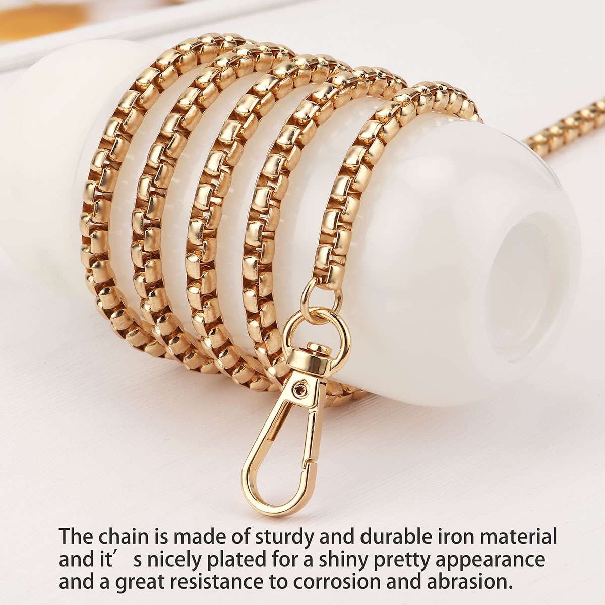 47in Replacement Purse Metal Strap Handle Shoulder Crossbody Handbag Bag Belt
