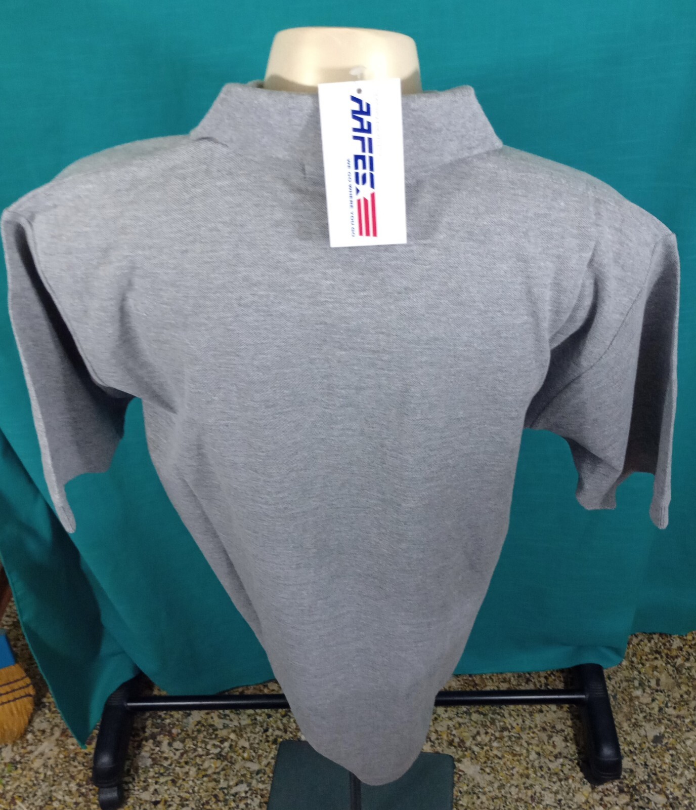 CAMEL Racing Club IRAQ 2004 AAFES GRAY POLO Short Shelve Shirt One Size Fit Most