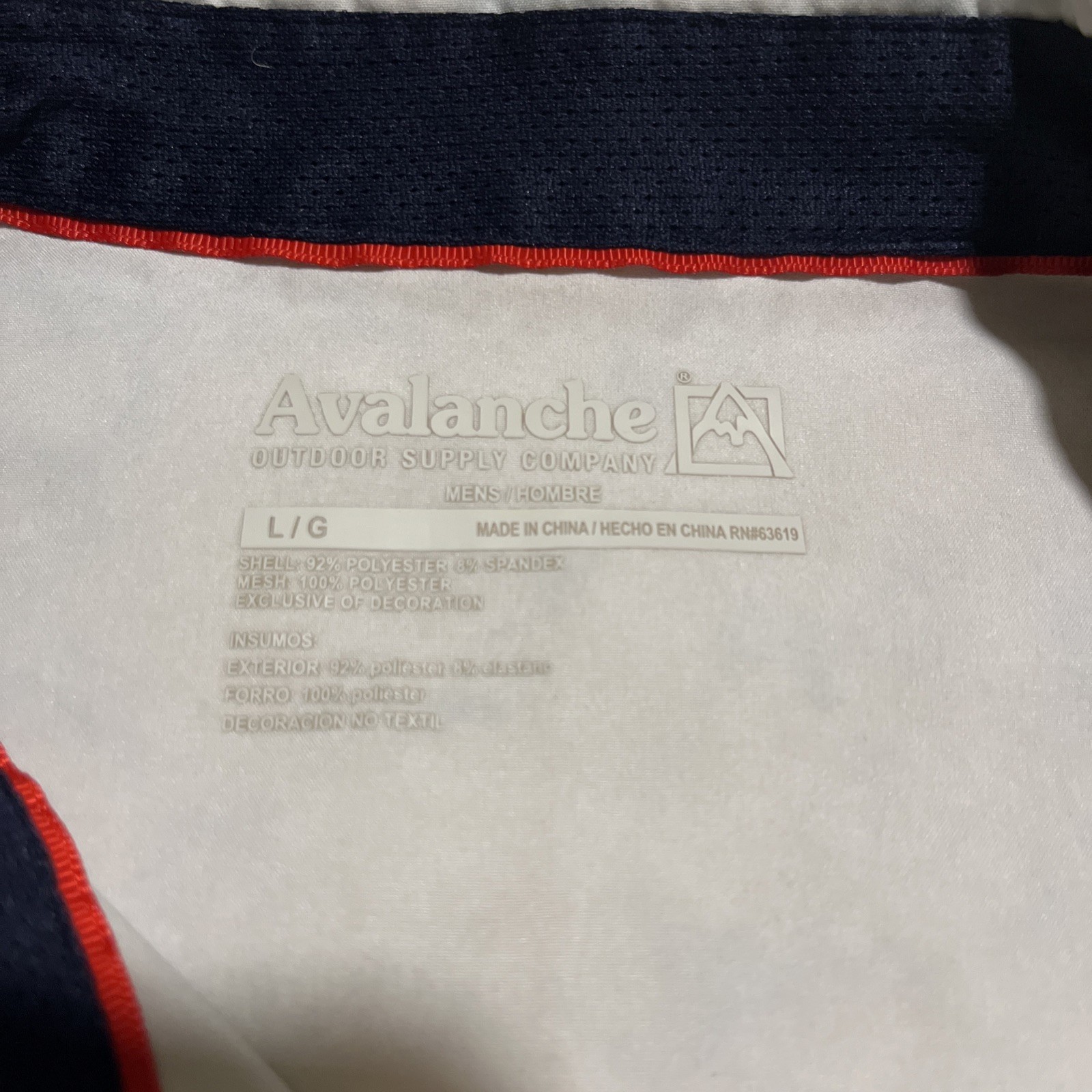 Avalanche Shirt Mens Sz L White Button Up Outdoors Stretch Quick Dry Performance