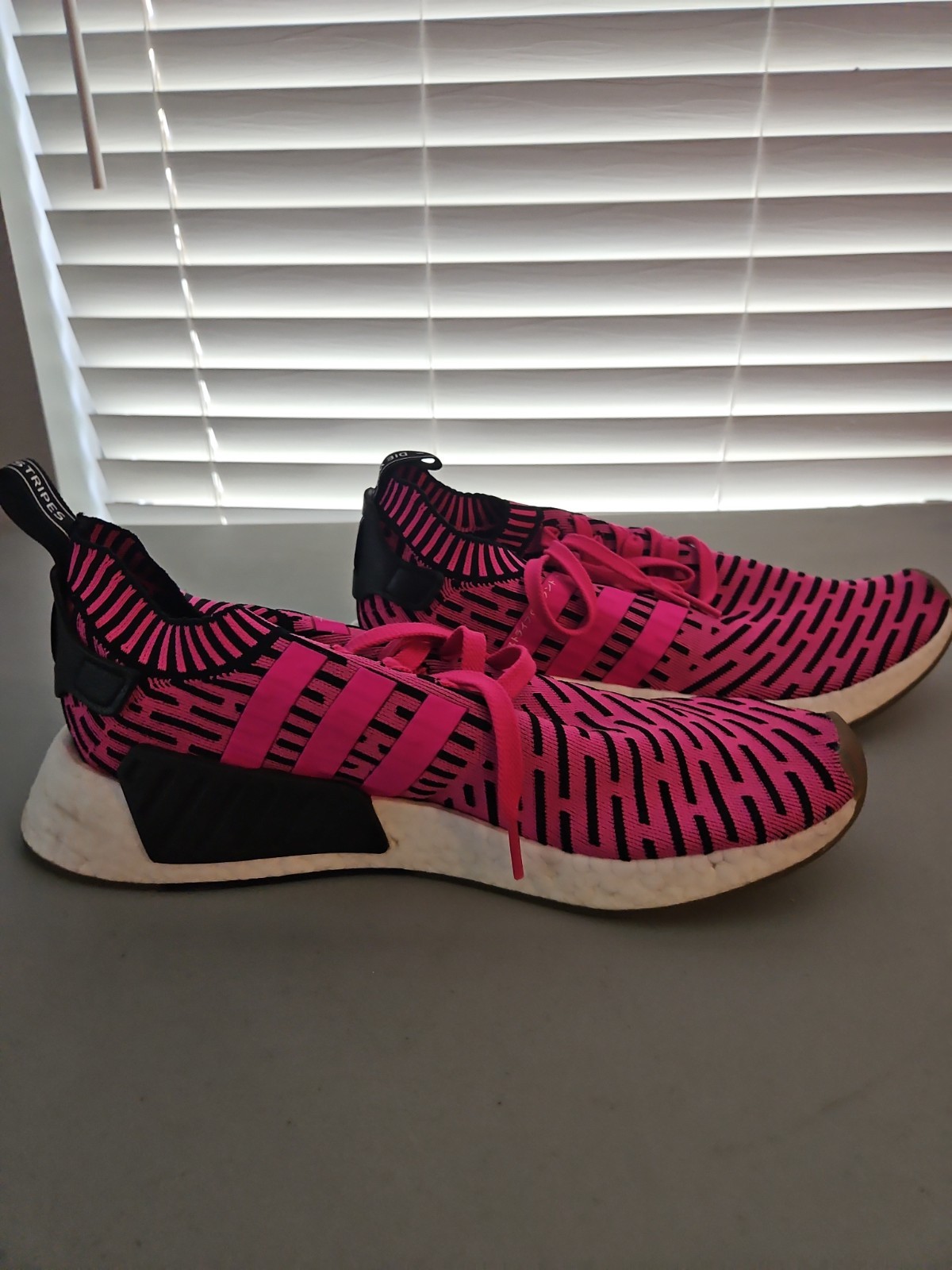 Adidas NMD_R2 Primeknit “Japan Pack” Shock Pink/Shock Pink/Core Black Size 12.5