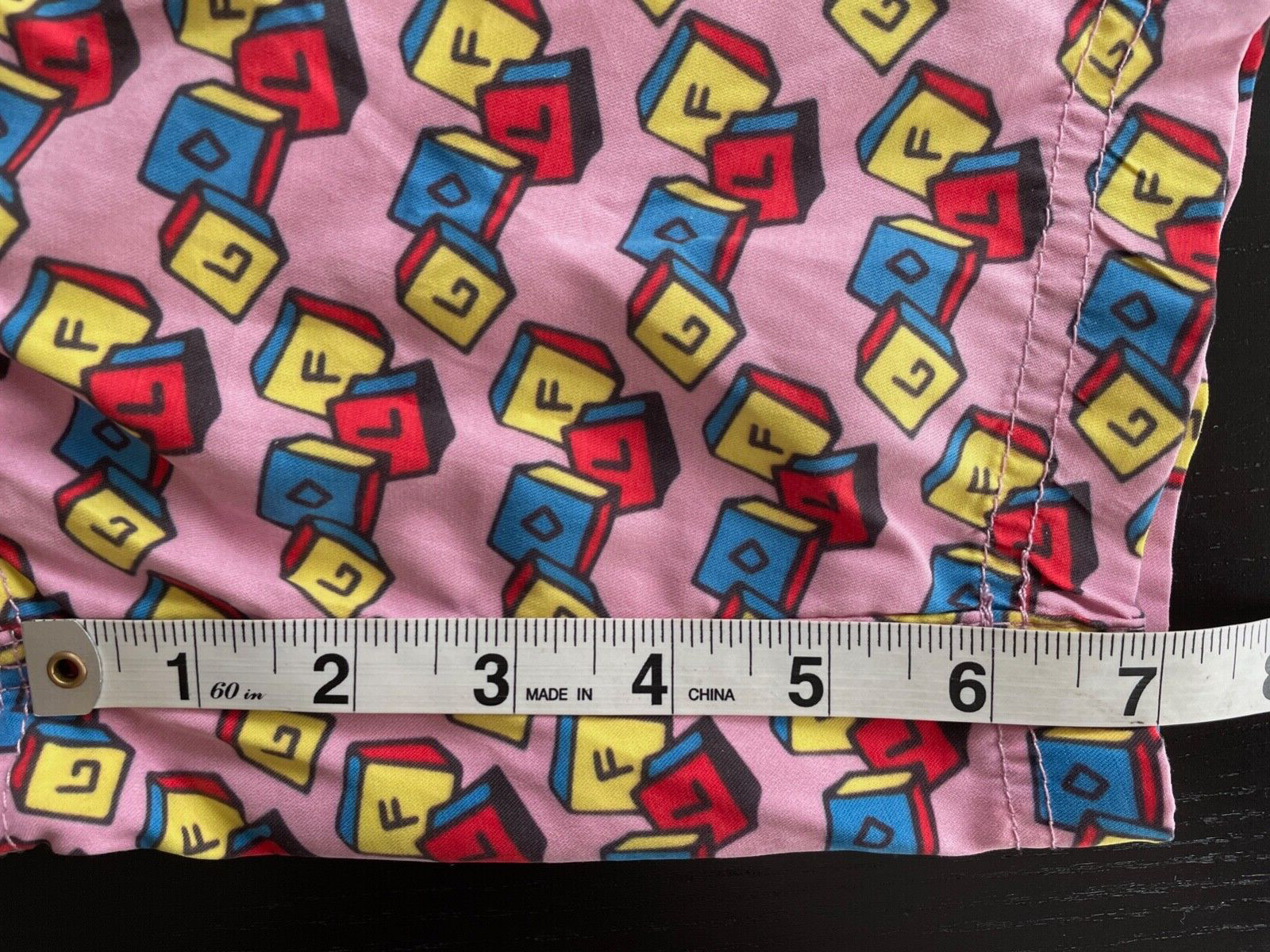 GOLF WANG TYLER The Creator Cube Pink Unlined Drawstring Board Shorts Men’s 32
