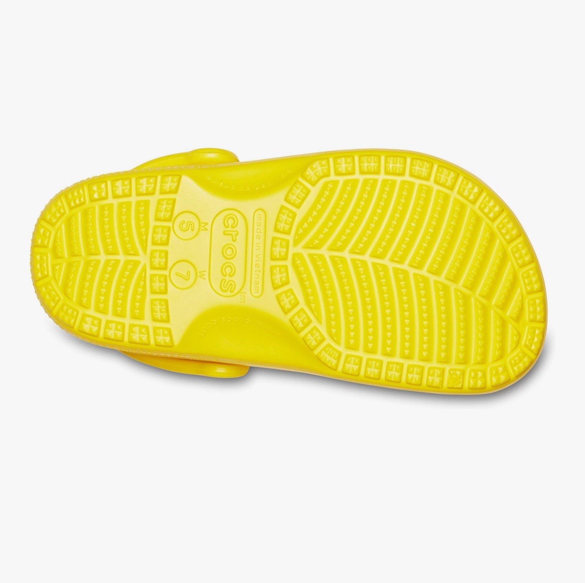 Crocs Classic Clog Roomy Fit Lemon Yellow 10001-7C1 Size 5Y Youth Kids New