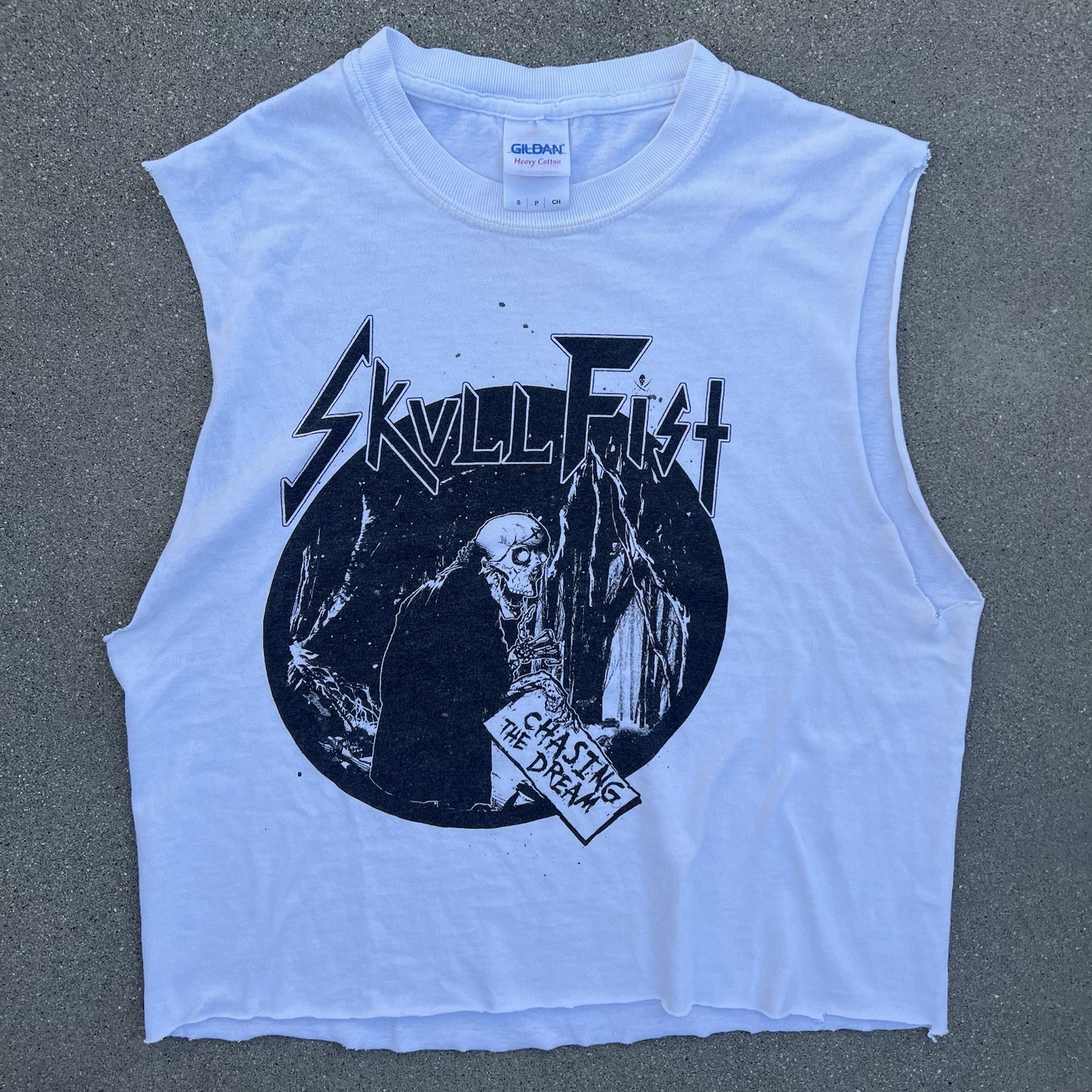 VTG Skull Fist “Chasing The Dream” Heavy Speed Metal Band Sleeveless T-Shirt