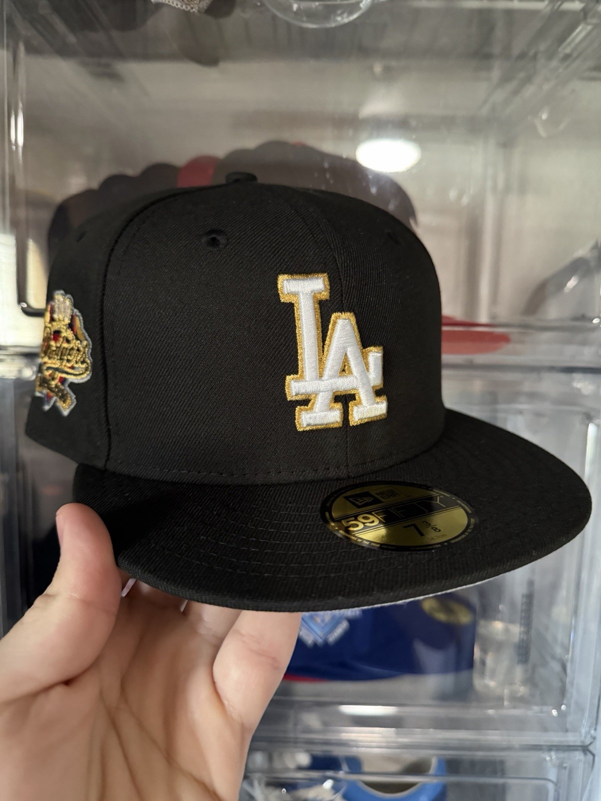 Los Angeles Dodgers New Era 59Fifty Fitted Hat Cap Size 7 3/8 Baseball MLB New