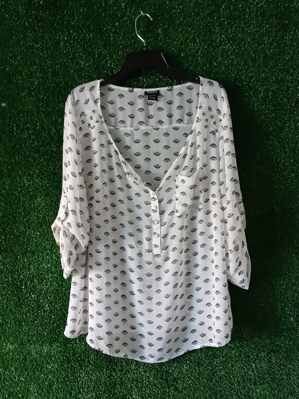 torrid 2 Blouse With The Eyes Have Some Pools On It As Shown In The Picture…