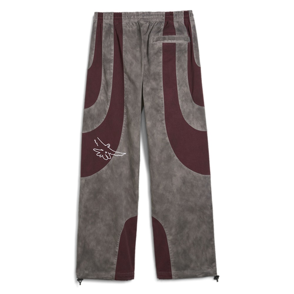 PUMA X Kidsuper Drawstring Track Pants Mens Purple Casual Athletic Bottoms 6240