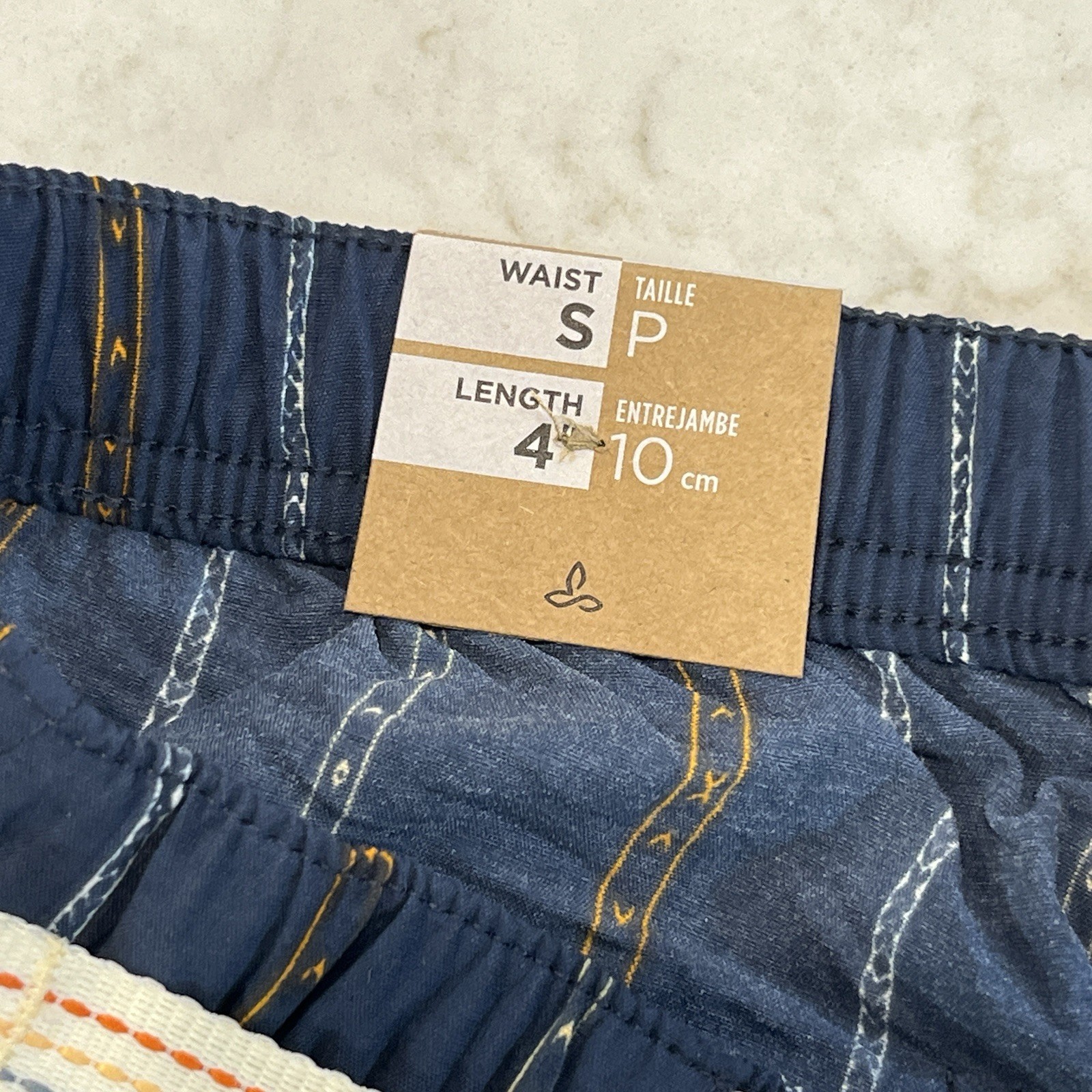 Prana NEW Unisex (M)S , (W)M x4″ Indio Heritage Short Stormy Night Blue Gorpcore