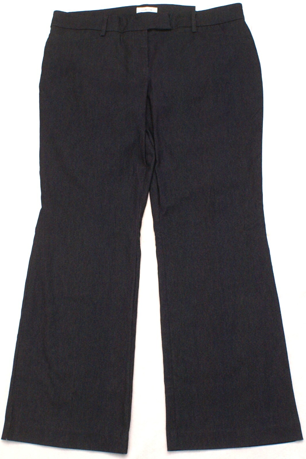 Van Heusen Slightly Boot Leg Blue Dress Pants, Super Stretch, Womens 14 (36X29)