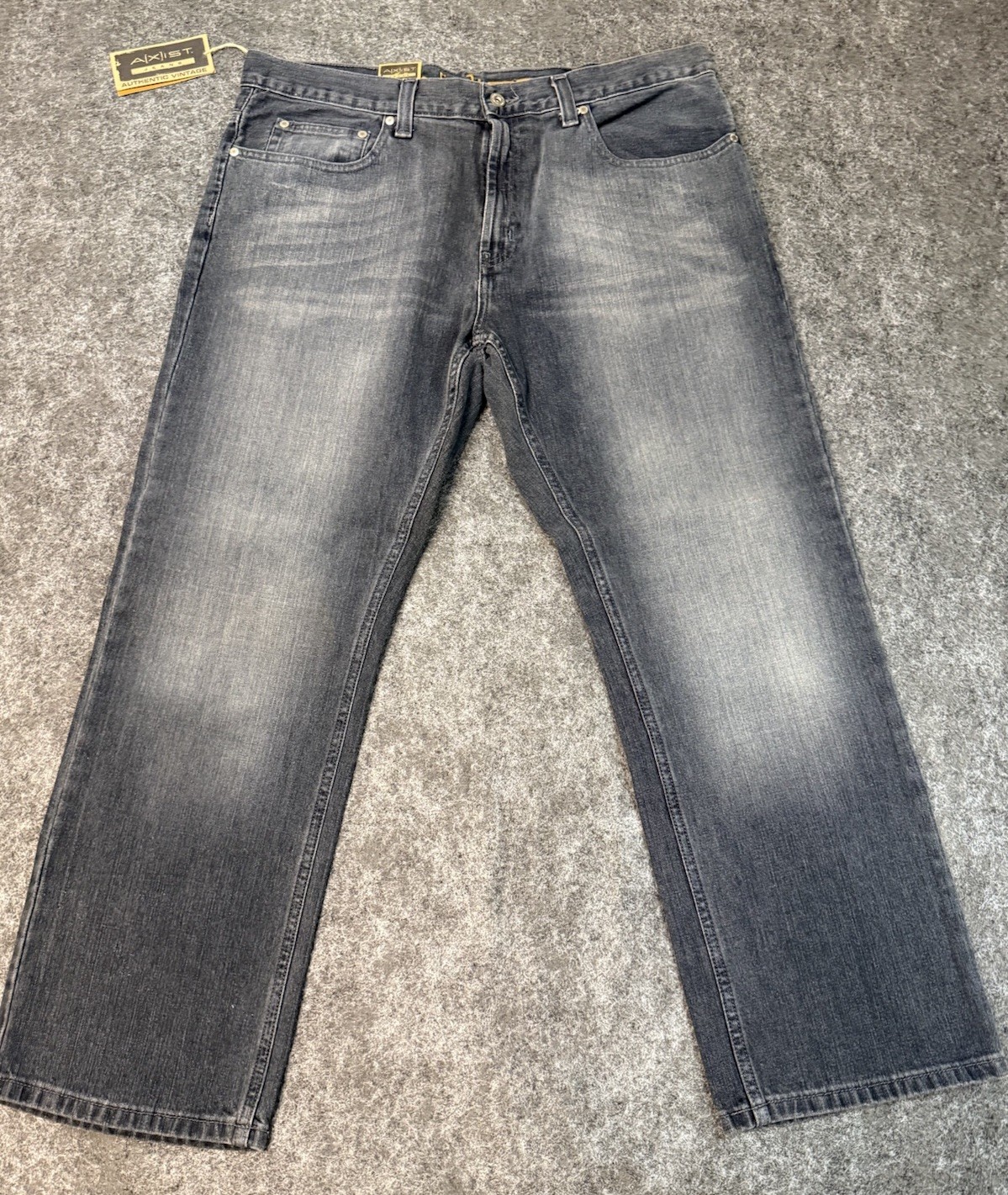 Axist Men’s Blue Dark Stonewash Jeans NWT 36×29 Straight Leg MSRP $55