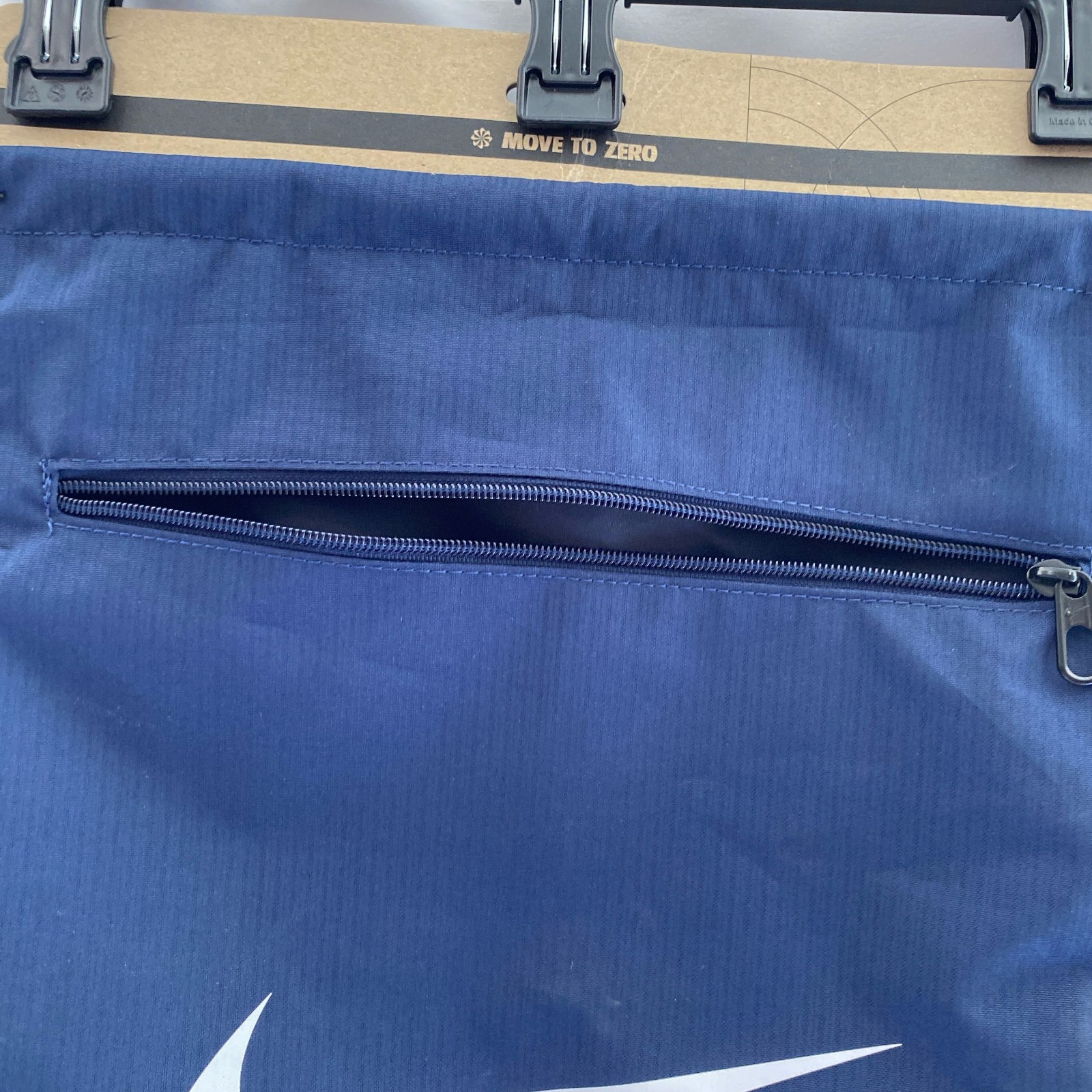 Nike Brasilia 9.5 Gymsack 18L – Midnight Navy/Black/White