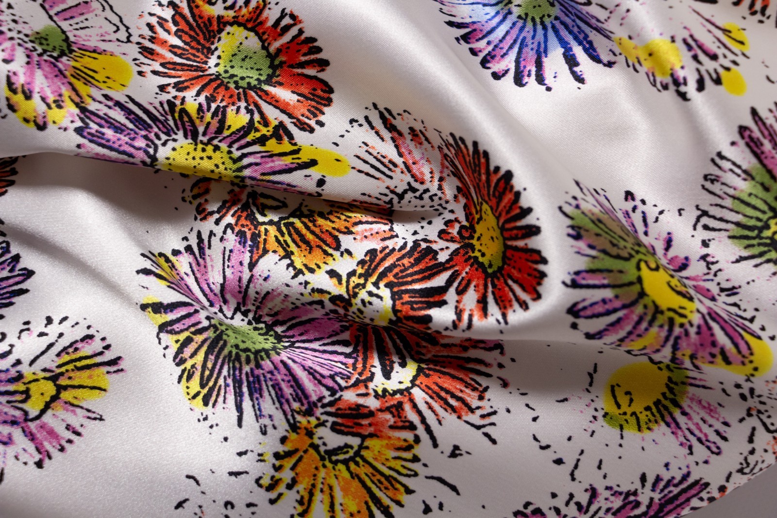 Joseph Ribkoff White Floral A-Line Dress UK 12 US 10 Sleeveless Knee Length