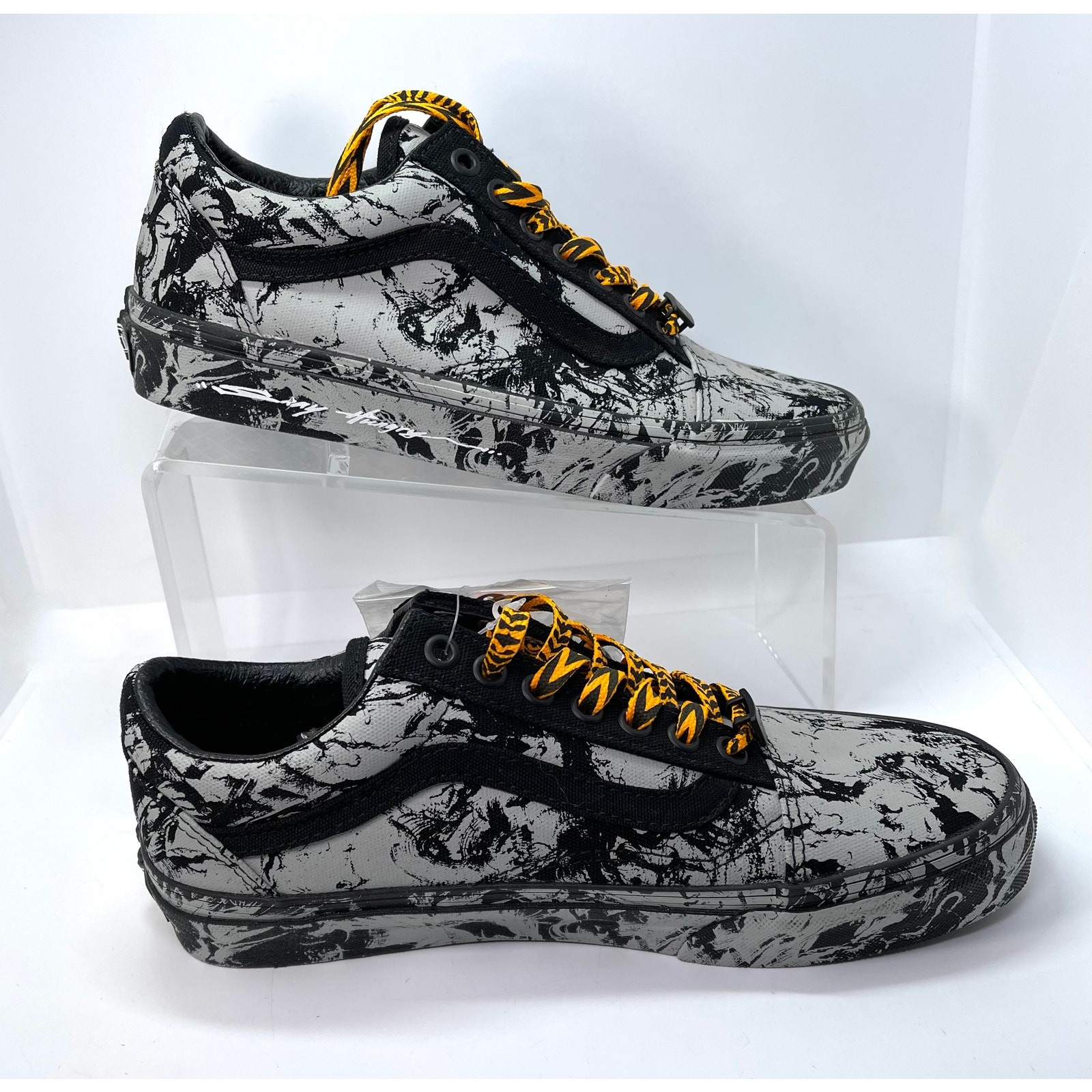 Vans HuaTunan Year of the Tiger Old Skool Black Sneakers Men 6.5 Women 8