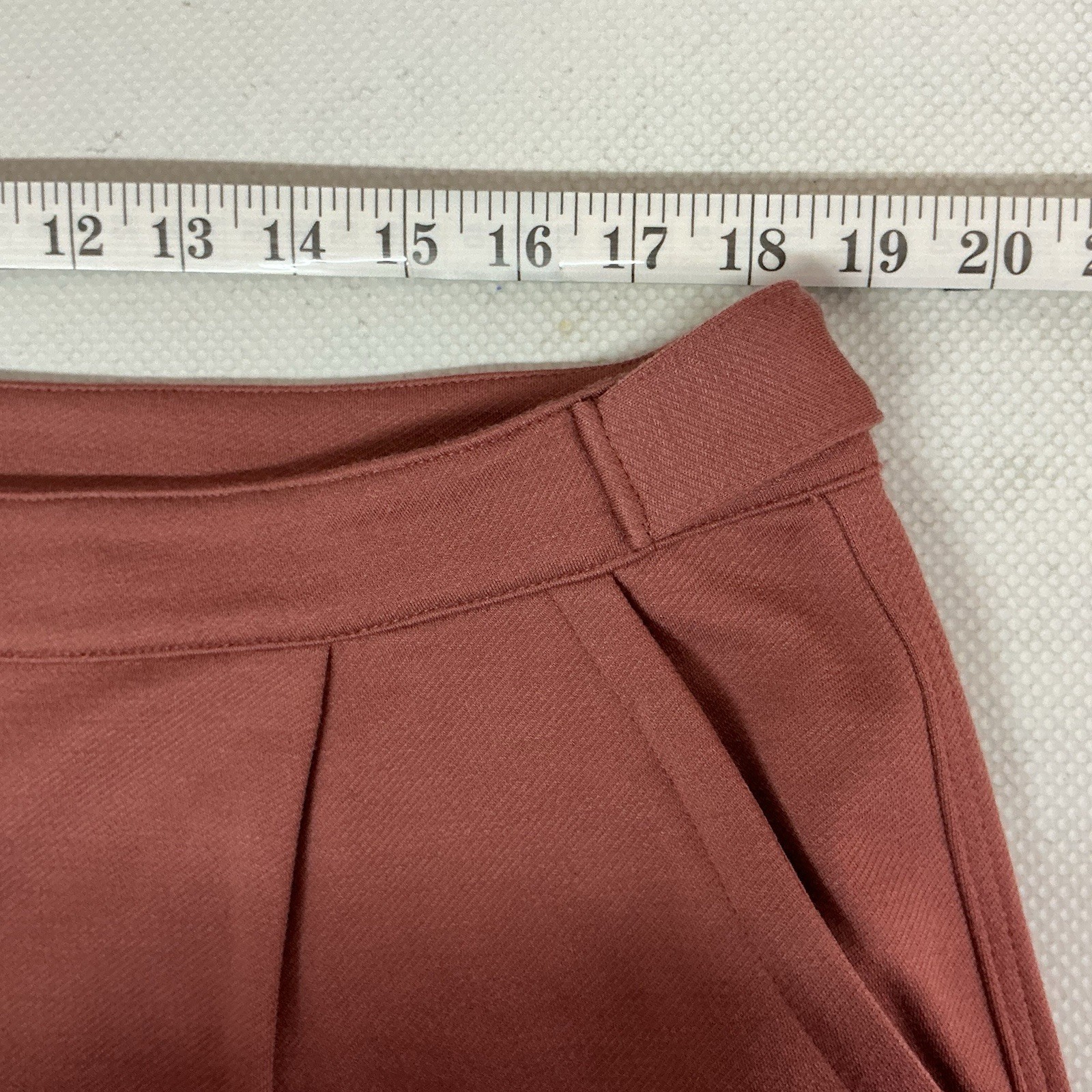 LADIES NEXT RELAXED STRAIGHT SALMON PINK TROUSERS SIZE 16 R BNWT (504E)