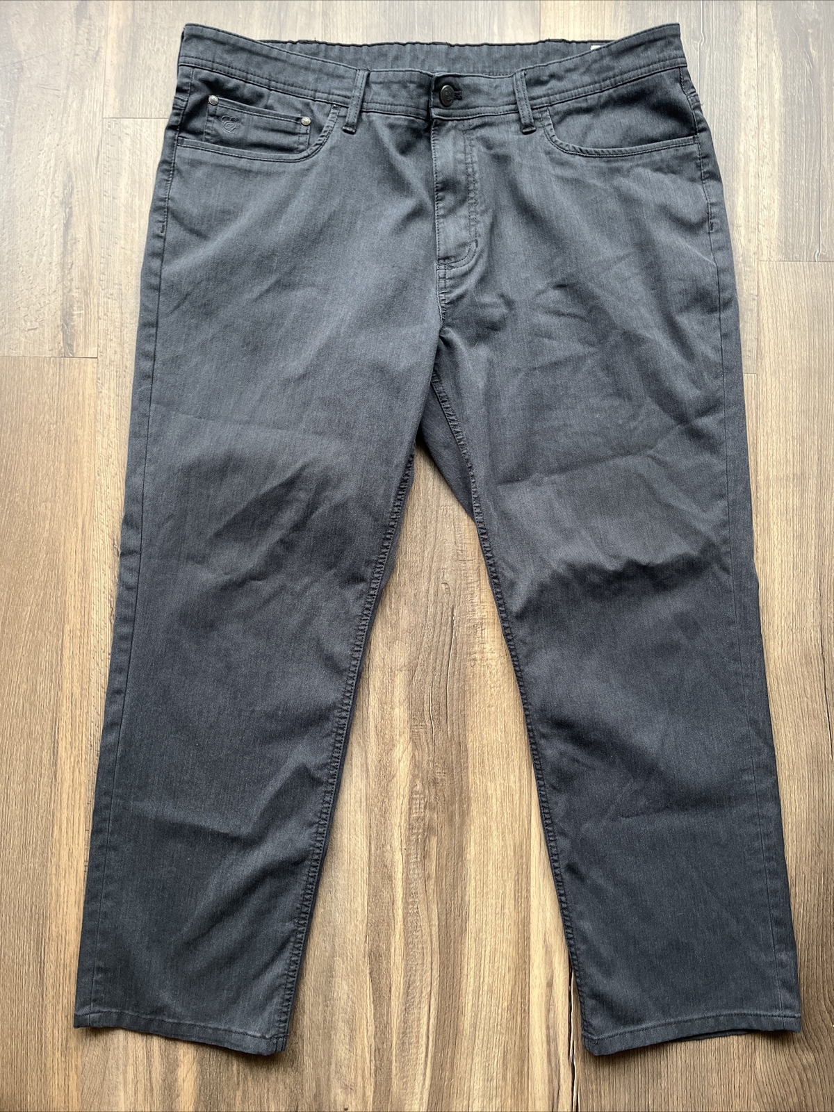 English Laundry Men’s 5 Pocket Pant 40×30 Pewter Grey