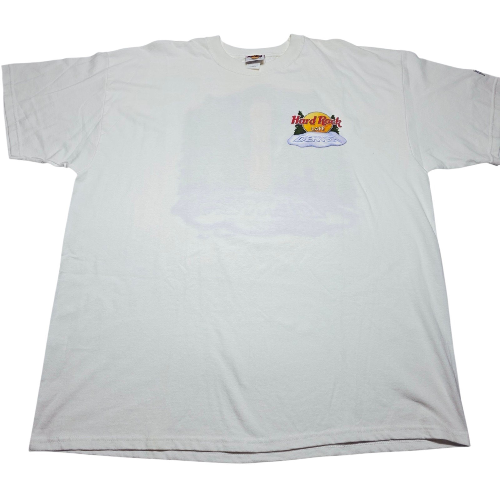 Vintage Hard Rock Cafe T-Shirt Denver Snowboard Men’s Size XL 90’s