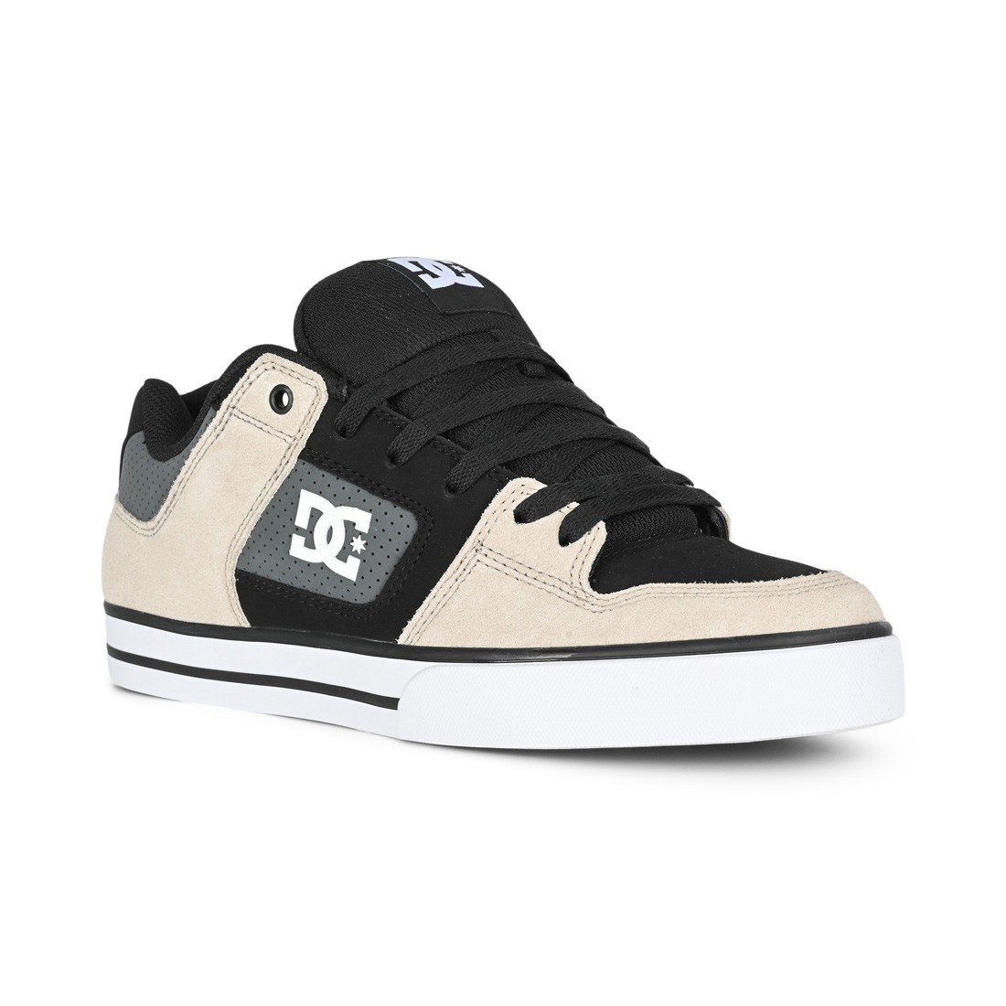 DC Pure Skate Shoes – Black/Grey/Brown