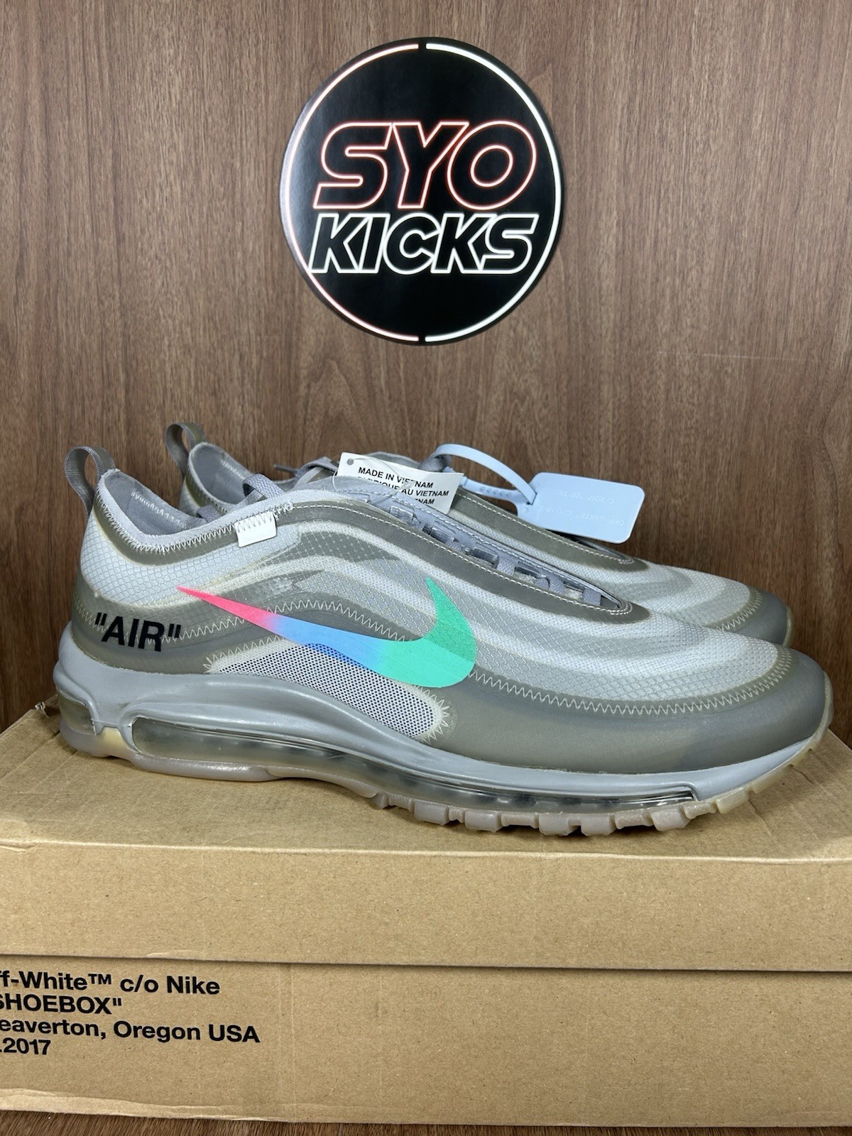 Size 12 – Off-White x Nike Air Max 97 Menta