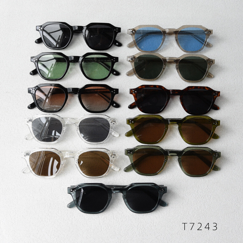 Unique Design TR90 Polarized Men Women Fashion Retro Round Sunglasses UV 400