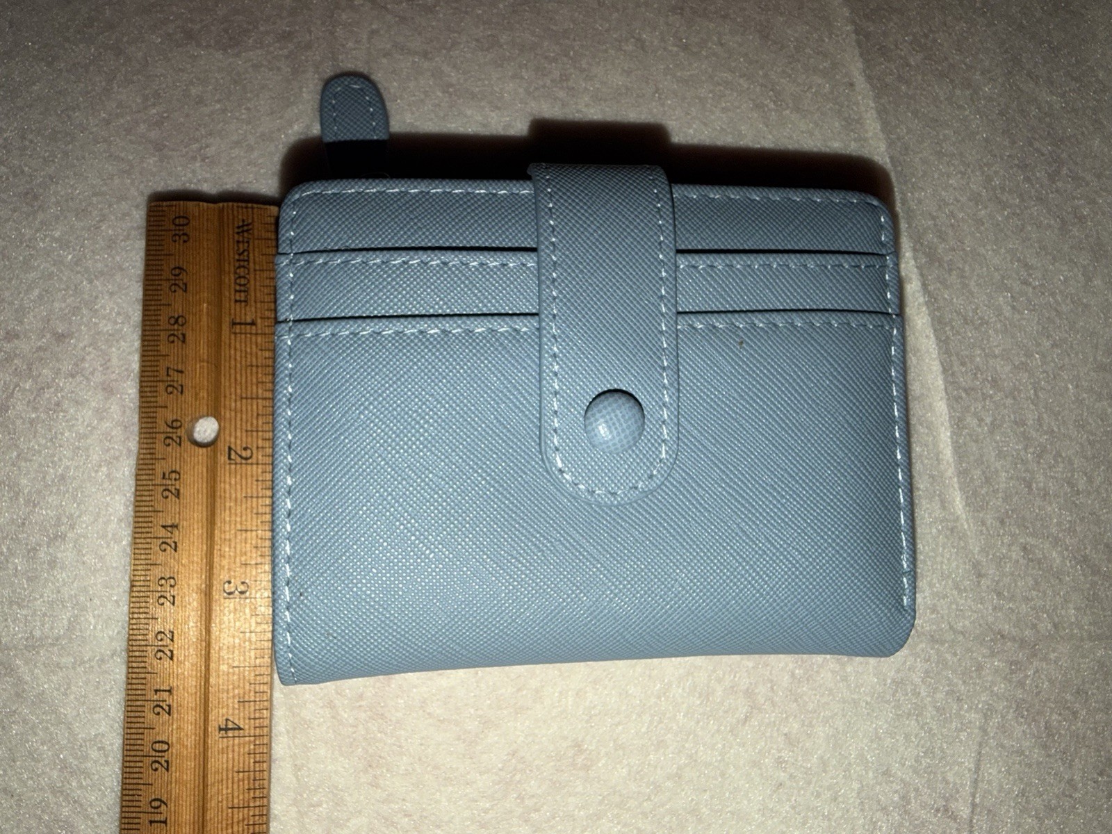 NWT HKCluf Crossbody Purse 4055 With Tassel And Wallet In Light Blue